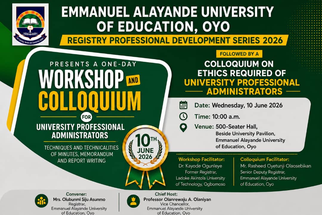 WORKSHOP AND COLLOQUIUM